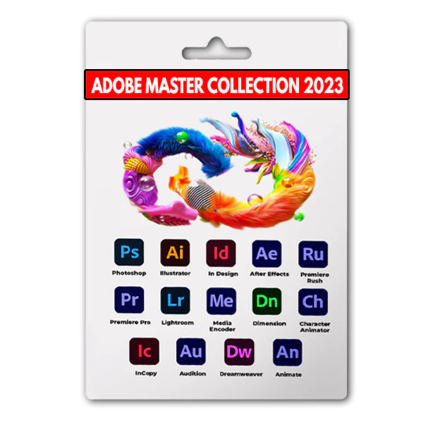 ADOBE MASTER COLLECTION CC 2023 LIFETIME ACTIVATION FOR WINDOWS