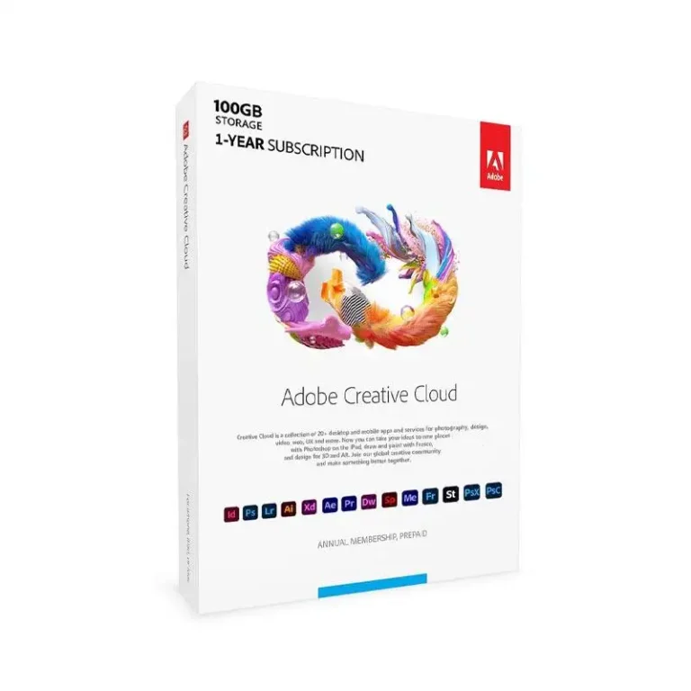 Adobe Creative Cloud All Apps 1TB (PC/Mac) 1 Device-1 Year Subscriptio